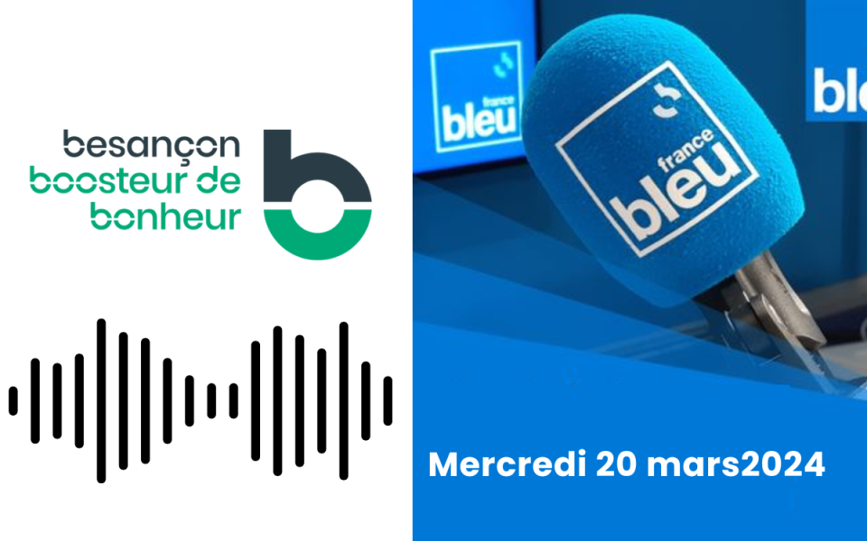 Besançon boosteur de bonheur invité de France Bleu Besançon à l'occasion de la journée mondiale du bonheur